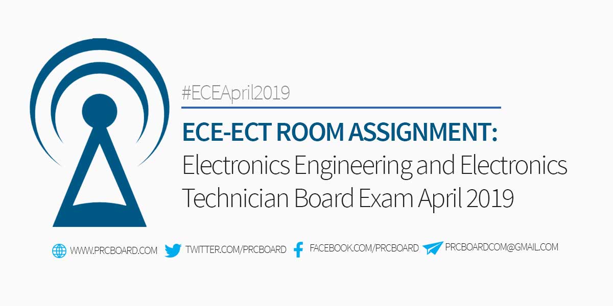 ece board exam room assignment