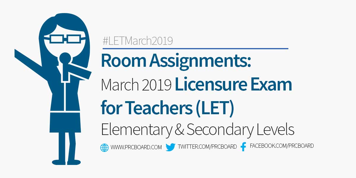 room assignment let march 2019