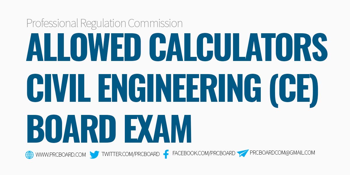 Prc Allowed Calculators For Board Exam 2025 Pia Guinevere