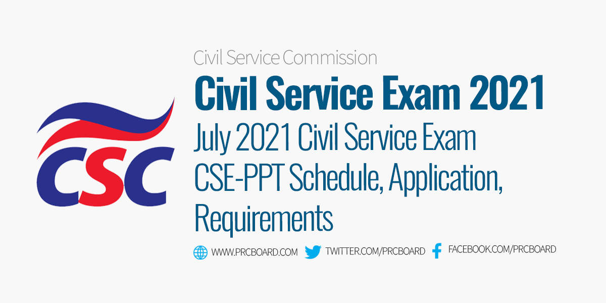 July 2021 Civil Service Exam