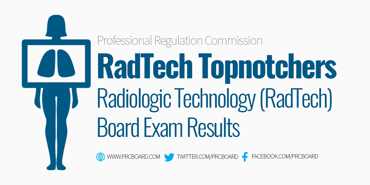 TOPNOTCHERS May 2021 RadTech Board Exam Results