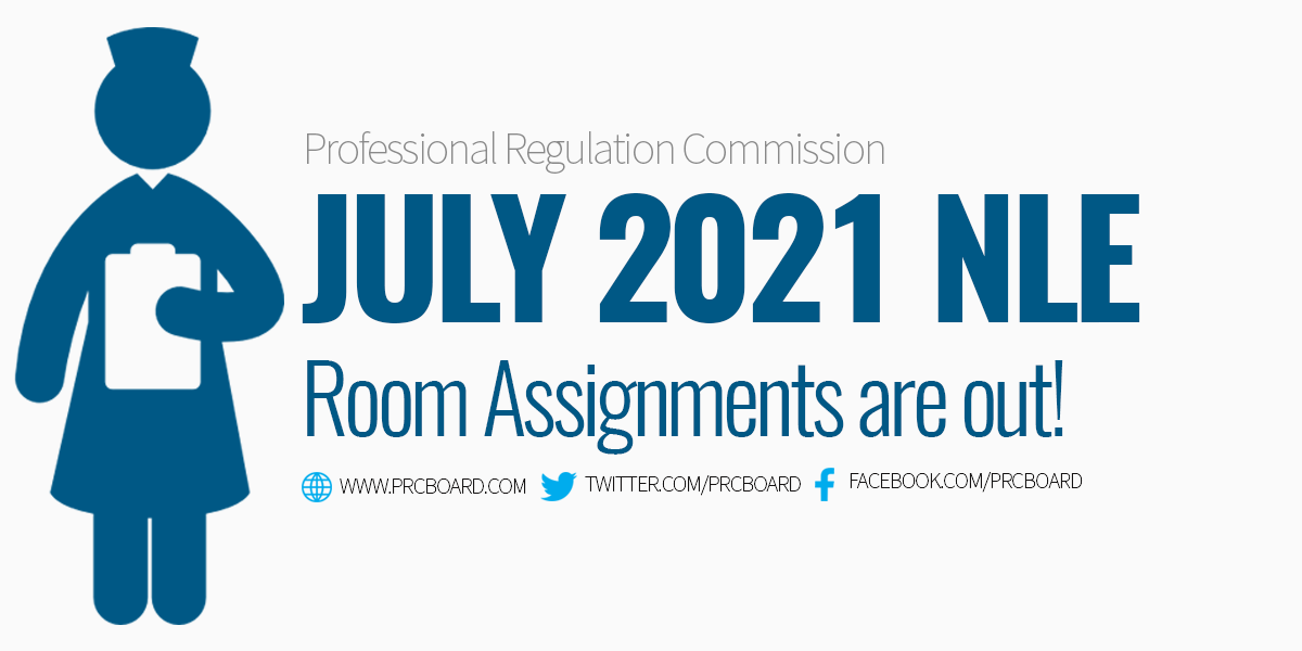 prc room assignment nle july 2021