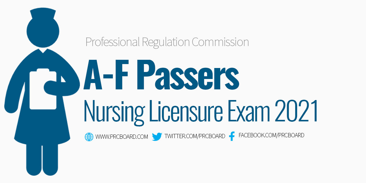 A-F Passers NLE July 2021