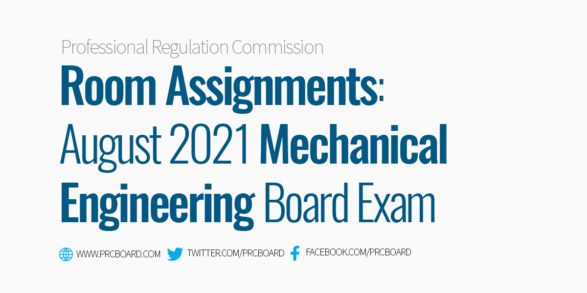 room assignment mechanical engineering 2022