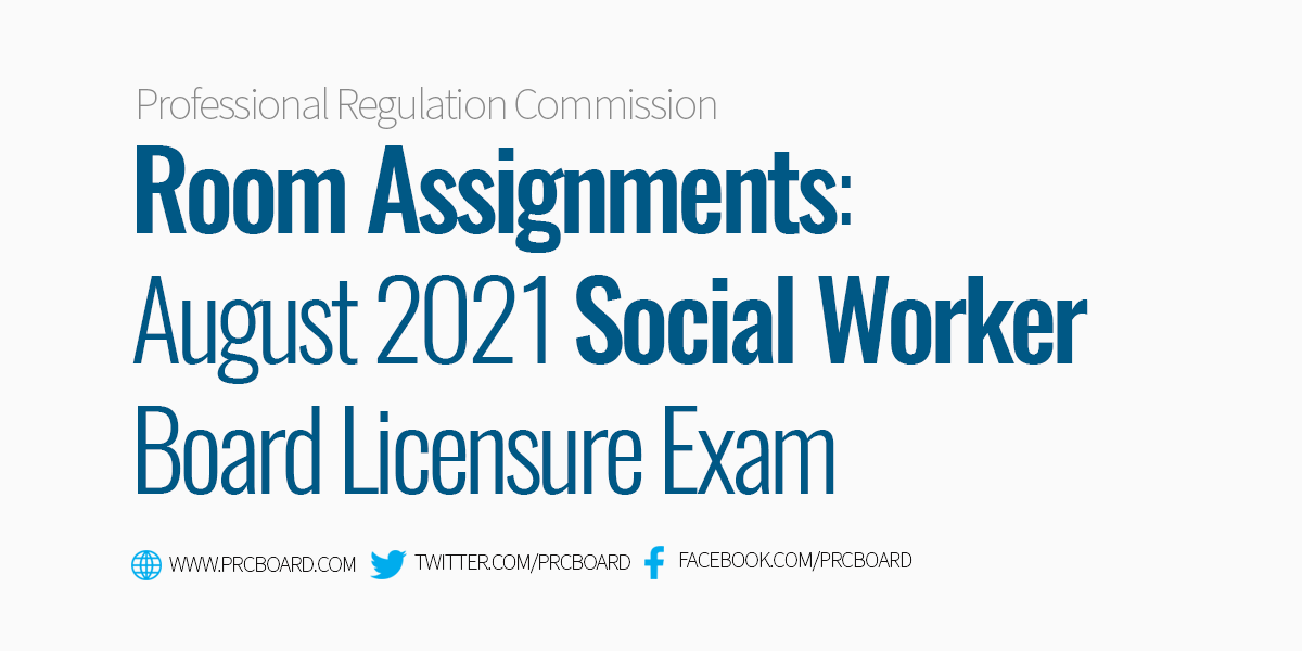 room assignment social work 2021
