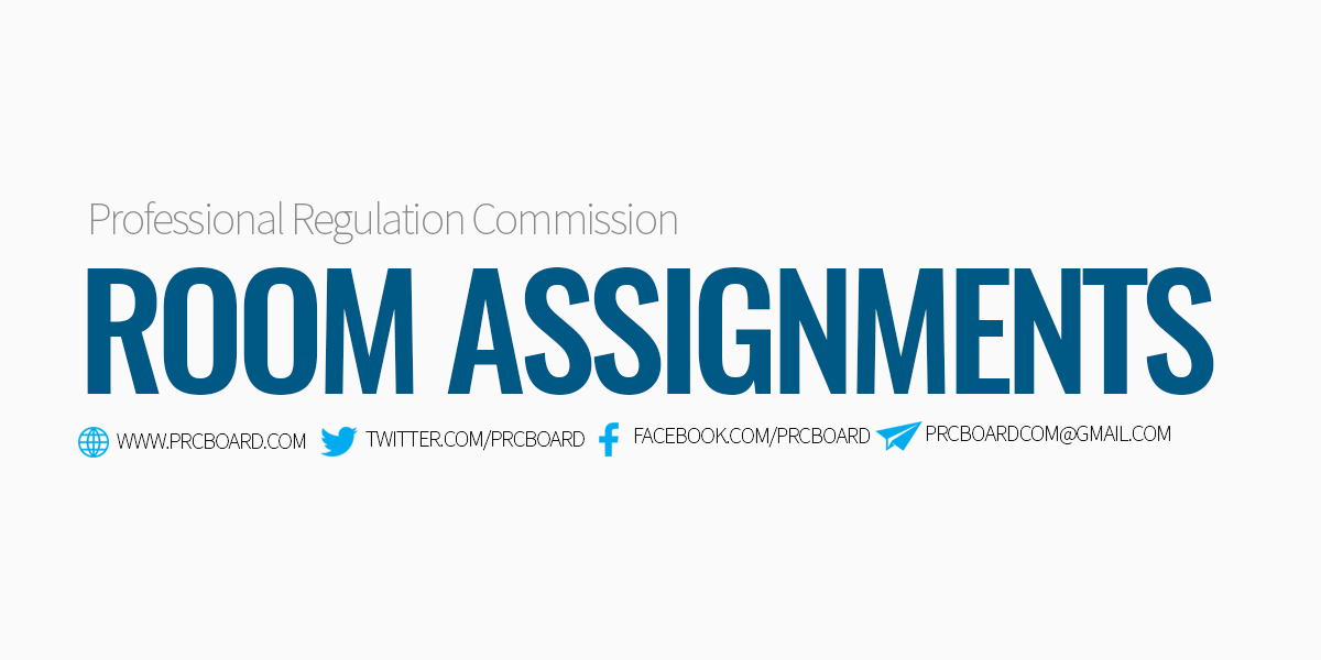 PRC Room Assignments 2024 Testing Centers, Dress Code, Things to bring