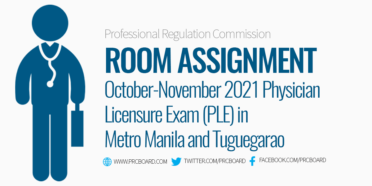 PLE October November 2021 Room Assignment