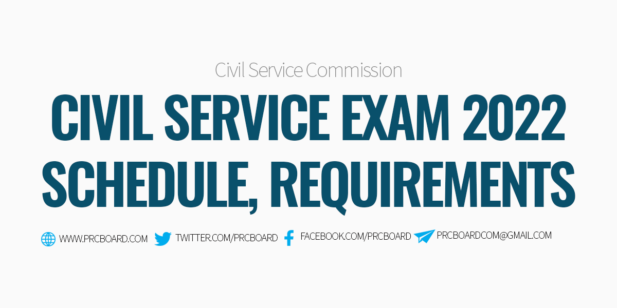 Civil Service Exam 2022 Application