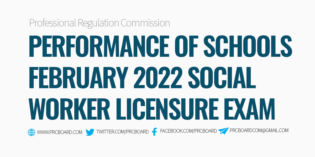 Performance of Schools SWLE February 2022 Results