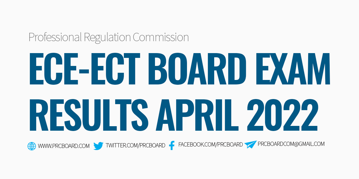 RESULTS April 2022 Electronics Engineering ECE & ECT Board Exam Passers