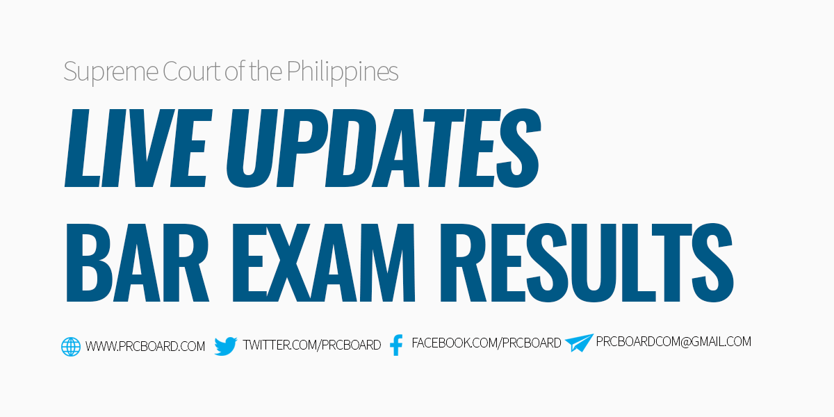 2023 Bar Exam Results are out today