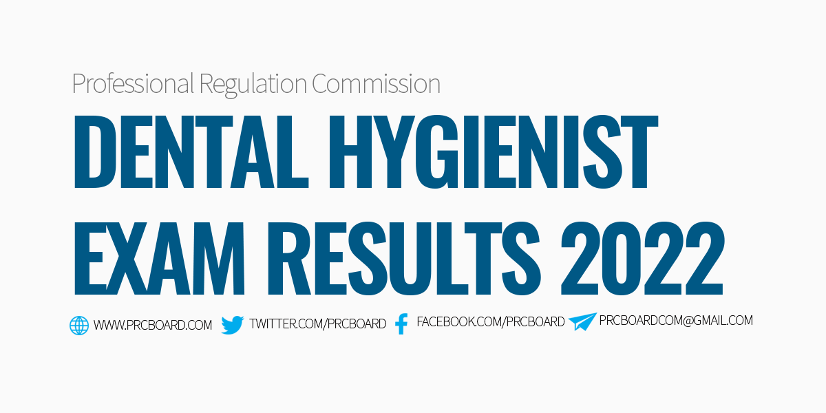 Dental Hygienist Board Exam Results 2022