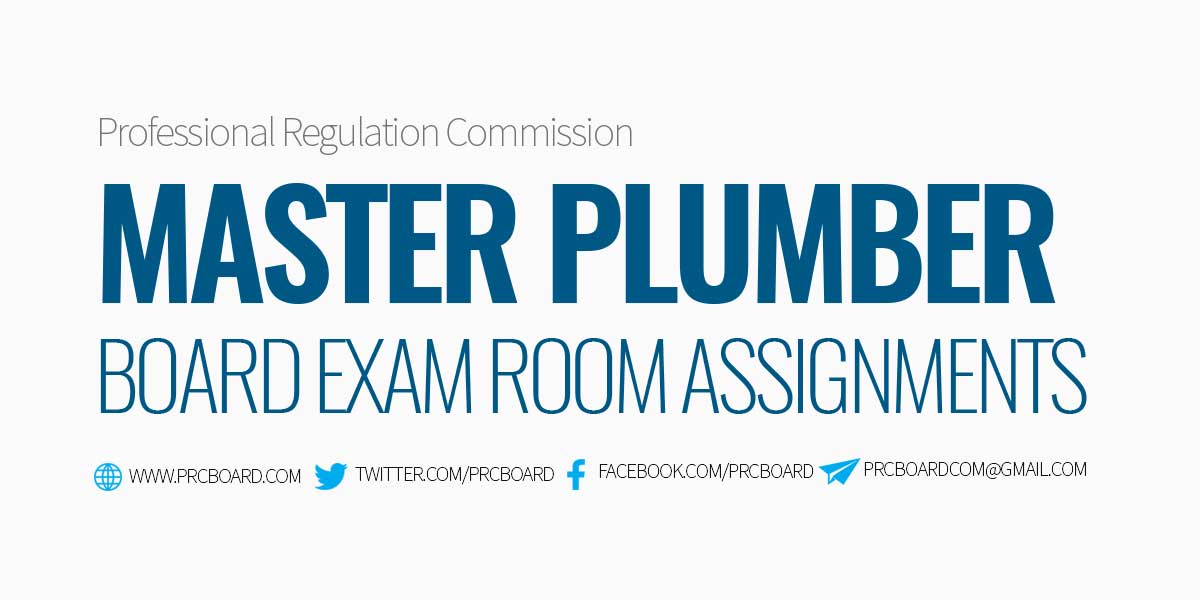 room assignment master plumber july 2022