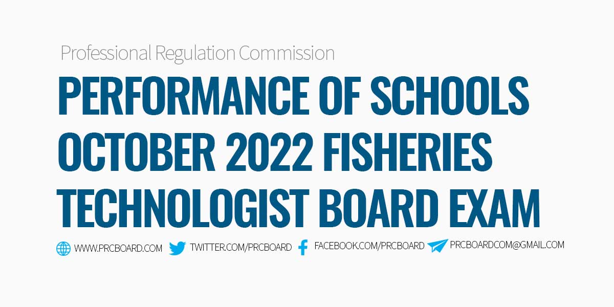 Performance of Schools FTLE October 2022