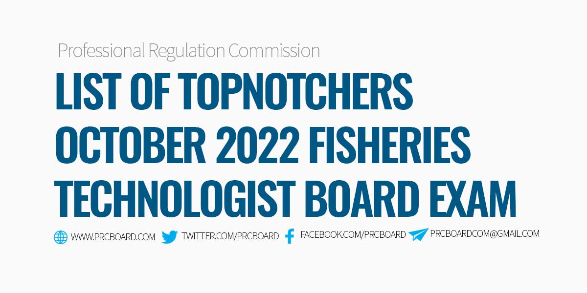 FTLE October 2022 List of Topnotchers