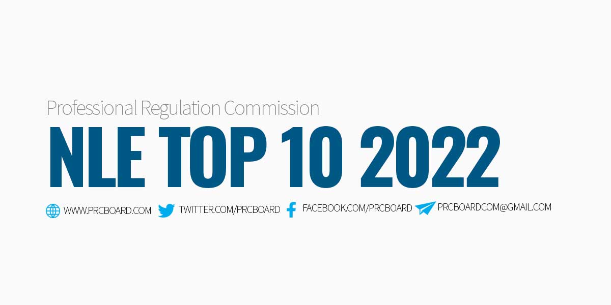 TOPNOTCHERS November 2022 Nurse Licensure Exam NLE, Top 10