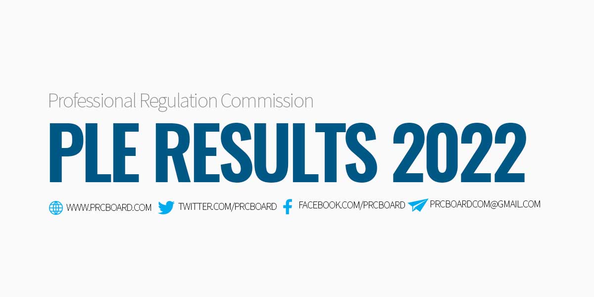 PLE Results October 2022