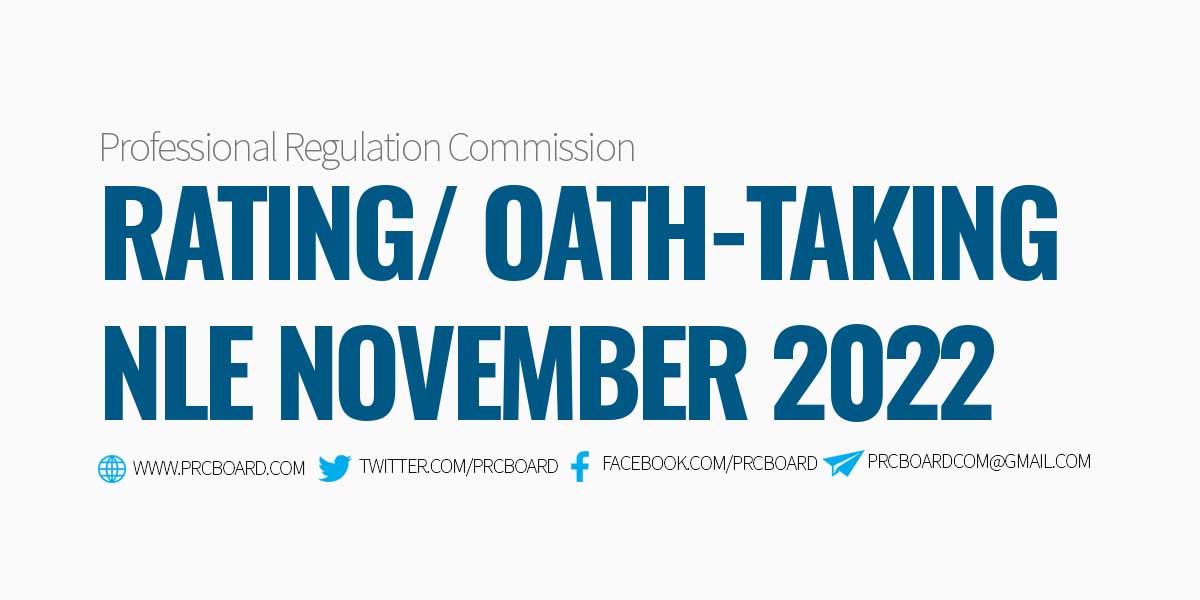 Verification of Rating, Registration, OathTaking November 2022