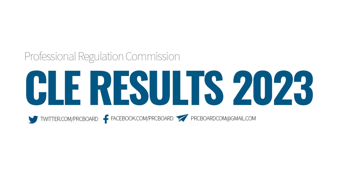 CLE RESULTS August 2023 Criminology Board Exam Passers