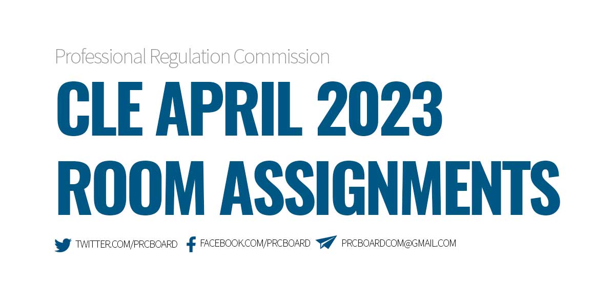 criminology room assignment april 2023