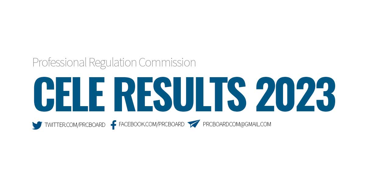 CELE RESULTS April 2023 Civil Engineering Board Exam Passers