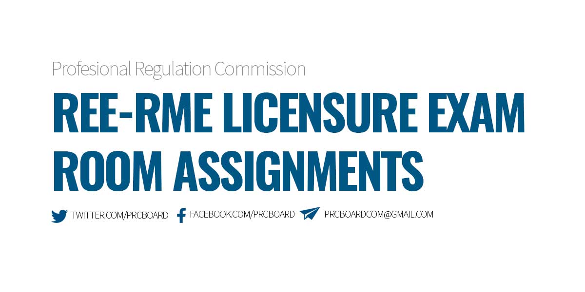 Room Assignments for September 2023 Registered Electrical Engineer and
