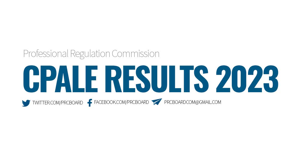 CPALE Results 2023