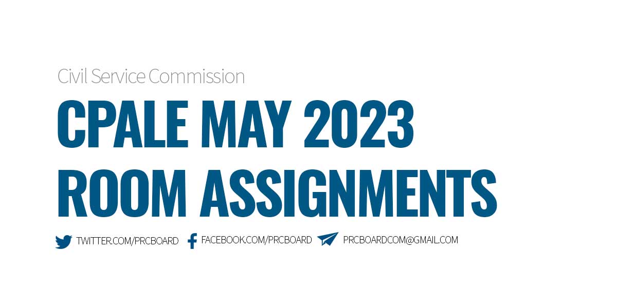 prc room assignment cpale 2022
