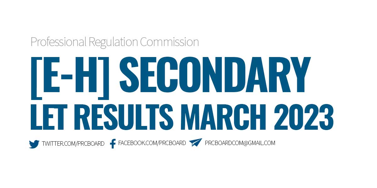 Secondary Let Result 2024 Tammy Carolee