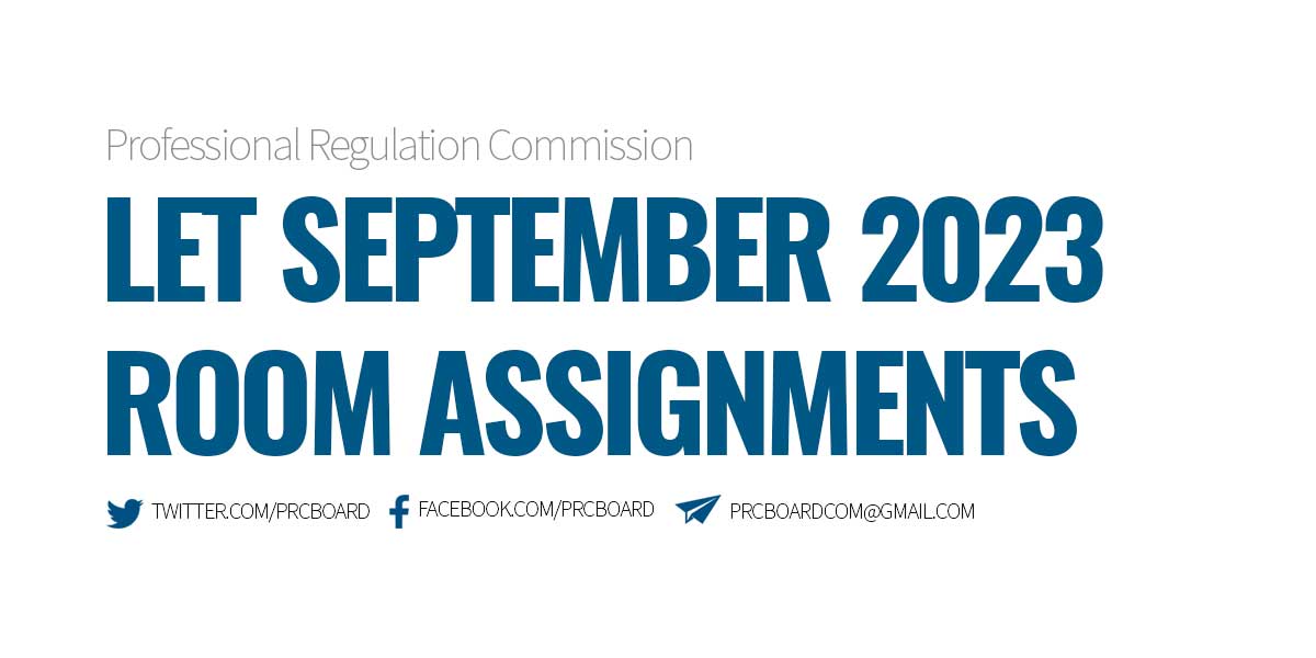 prc let room assignment september 2022