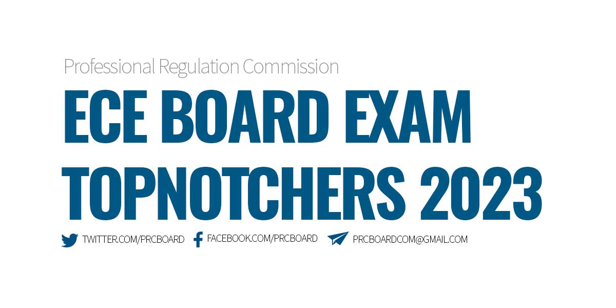 ECE Board Exam Topnotchers 2023