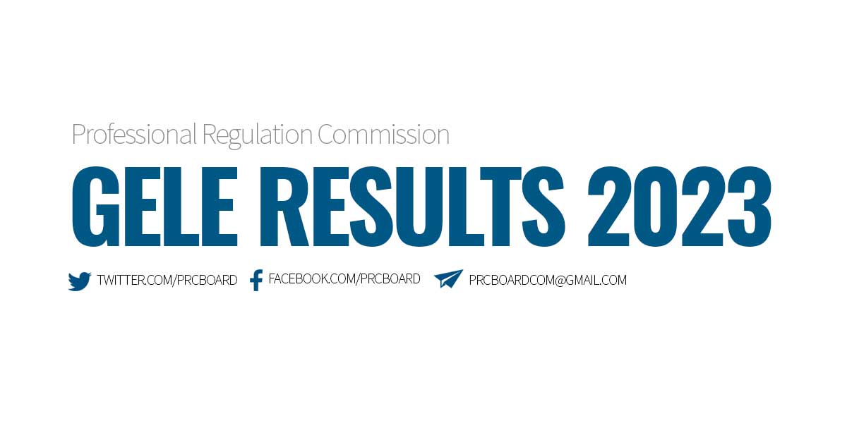 GELE Results October 2023