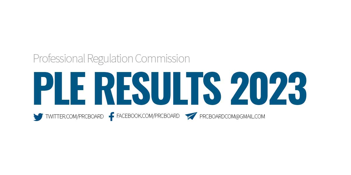 PLE Results October 2023