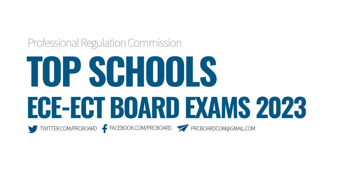 Top Schools ECE ECT Board Exams October 2023