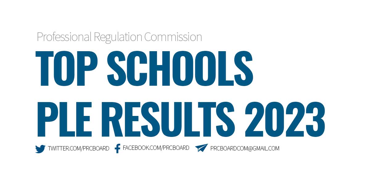 Top Schools PLE Results October 2023