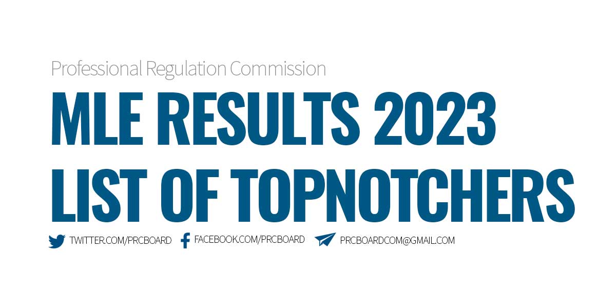 Topnotchers - MLE Results 2023