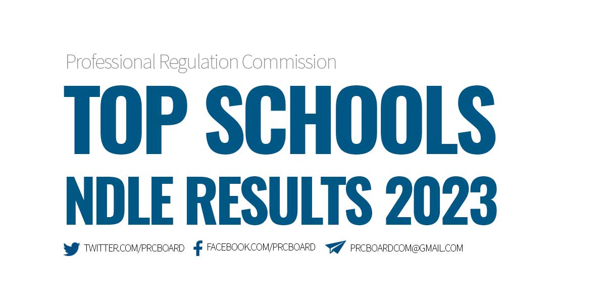 NDLE Results 2023 Top Schools