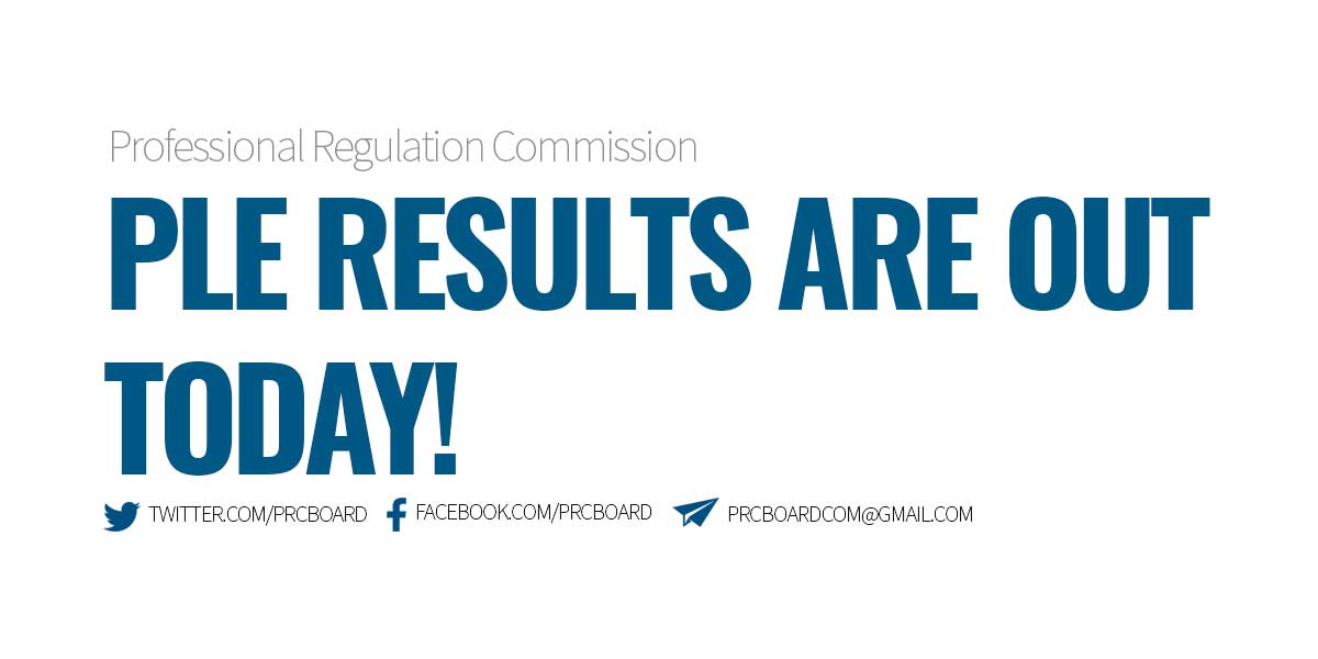 PLE Results are out today!