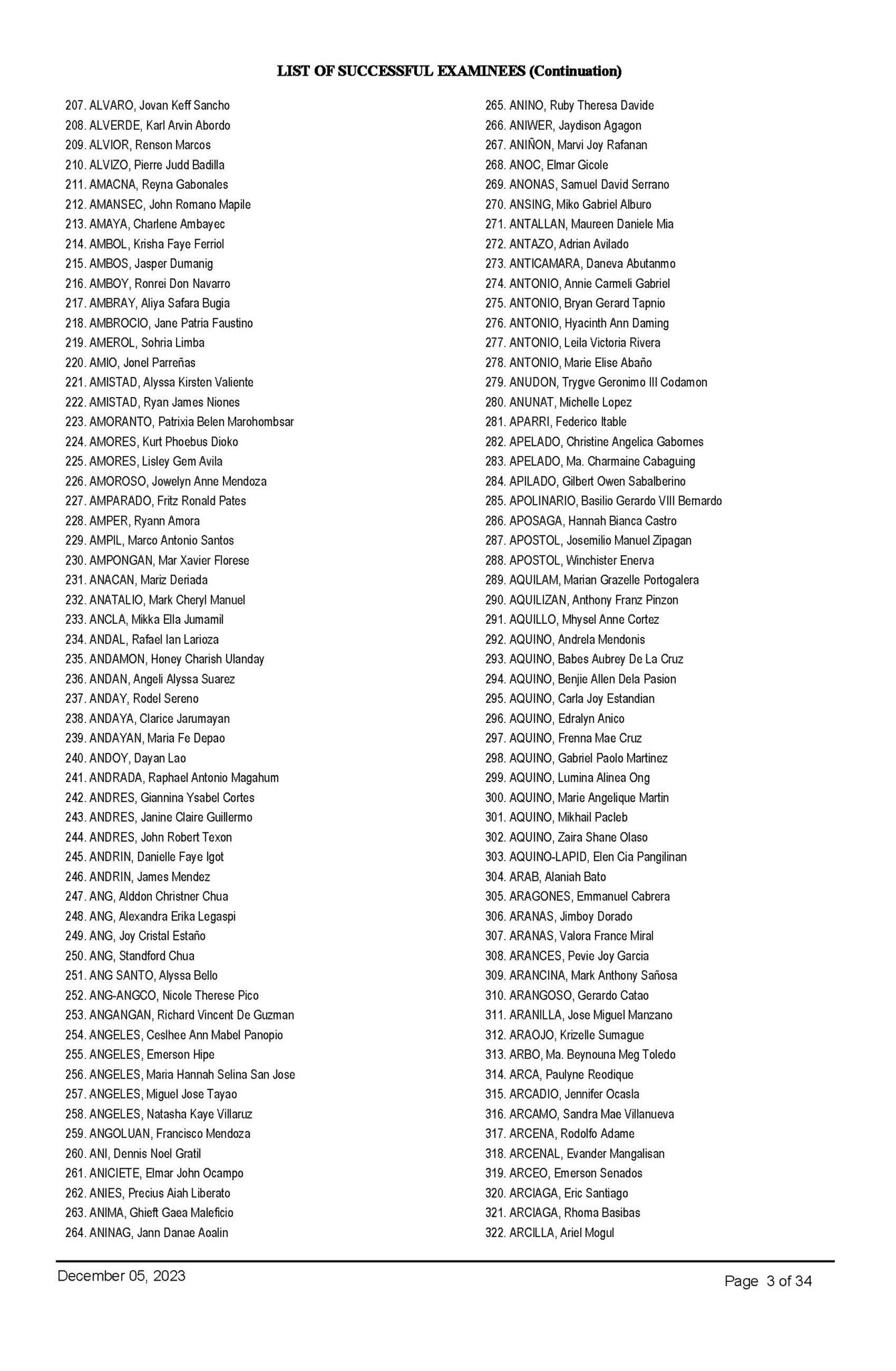 Bar Exam Results 2023 List of Passers and Topnotchers