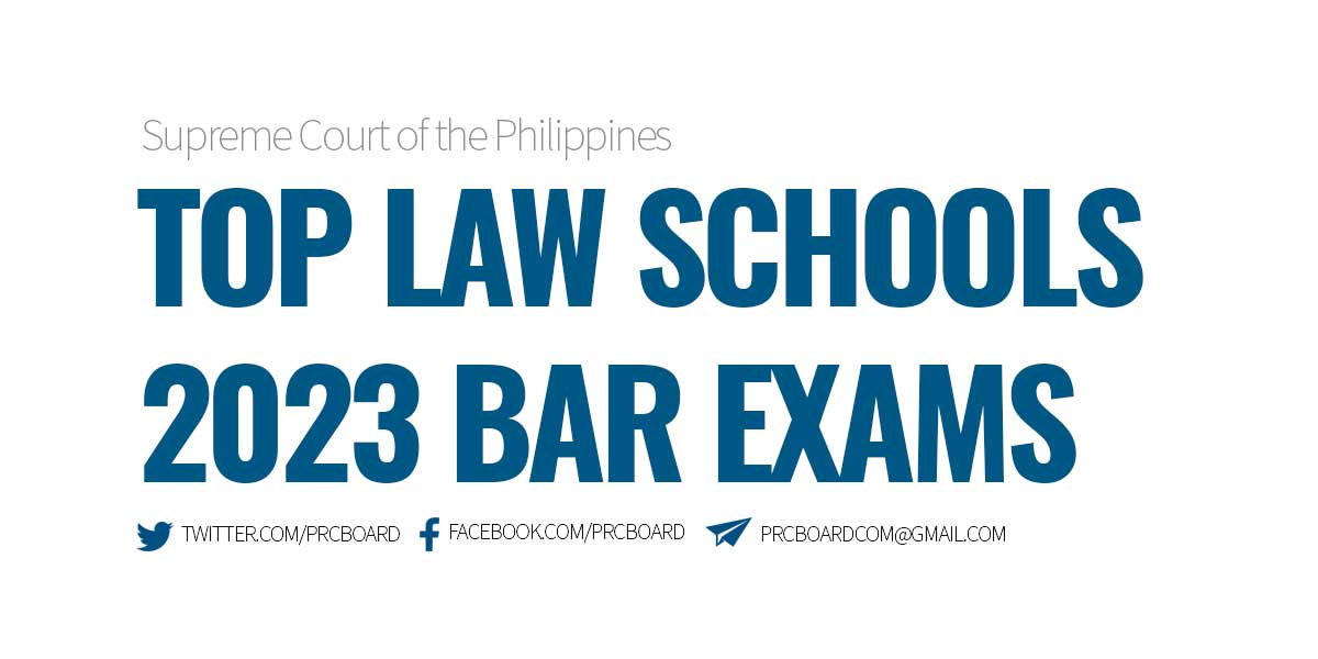 Top Law Schools Bar Exam Results 2023