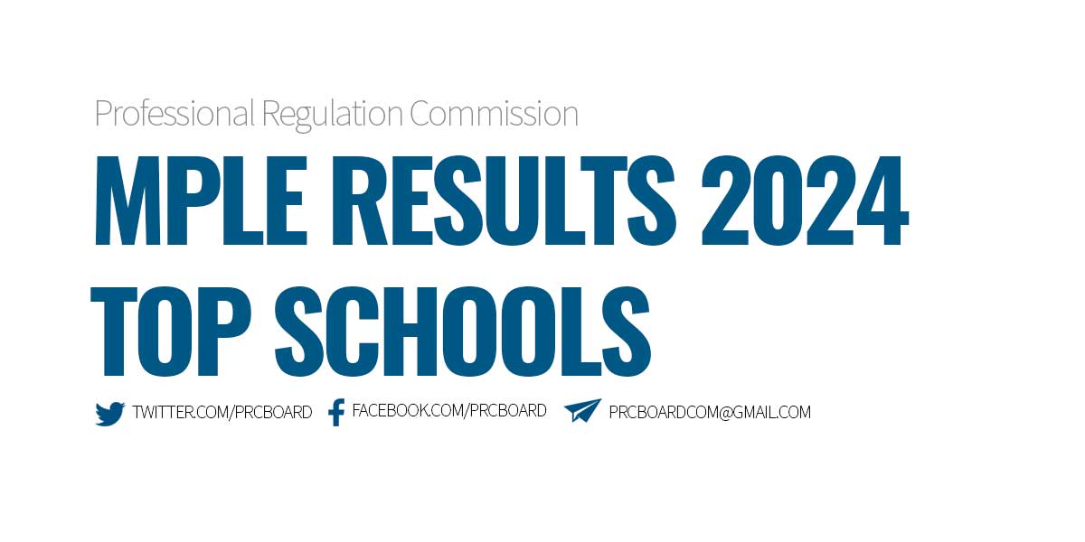 Top Schools MPLE Results February 2024