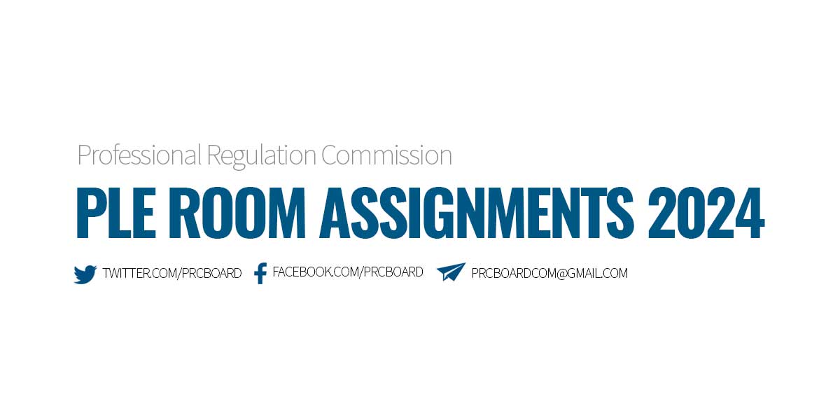 PLE Room Assignments April 2024