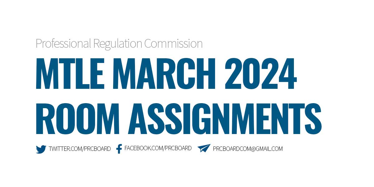 MTLE March 2024 Room Assignments