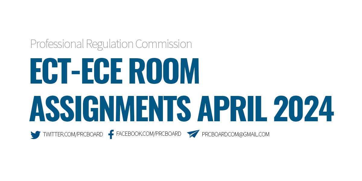 ECE-ECT Room Assignments April 2024