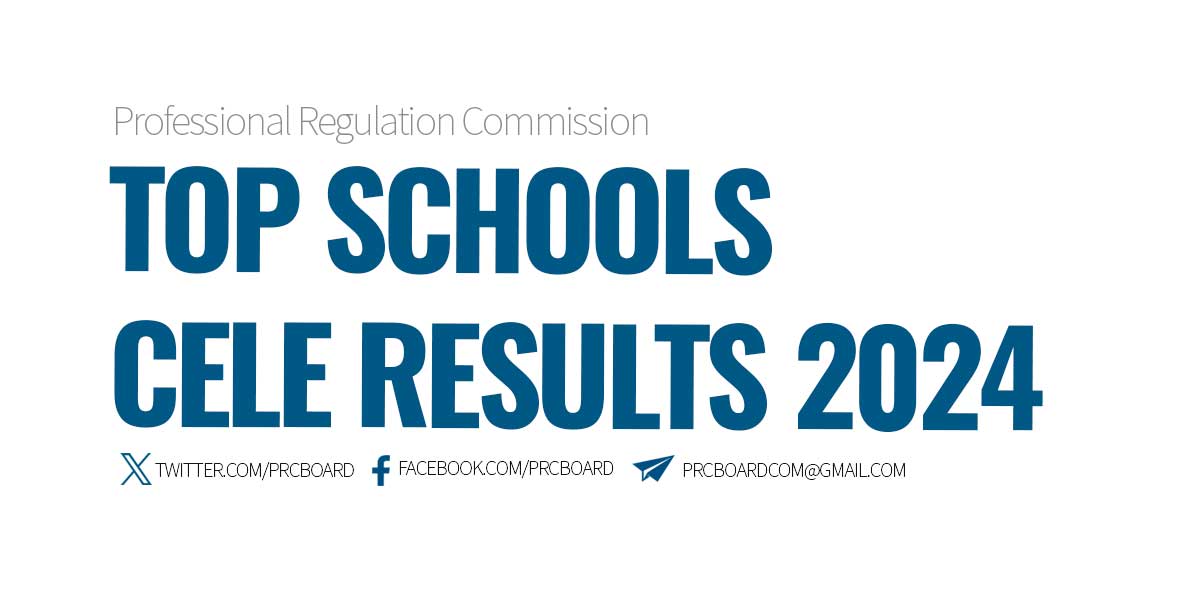 Top Schools April 2024 Civil Engineer Licensure Exam Results CELE