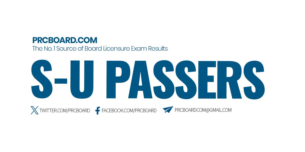 SU Passers NLE Results May 2024, Nurse Licensure Exam