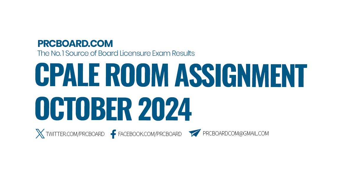 CPALE Room Assignments October 2024 Certified Public Accountant