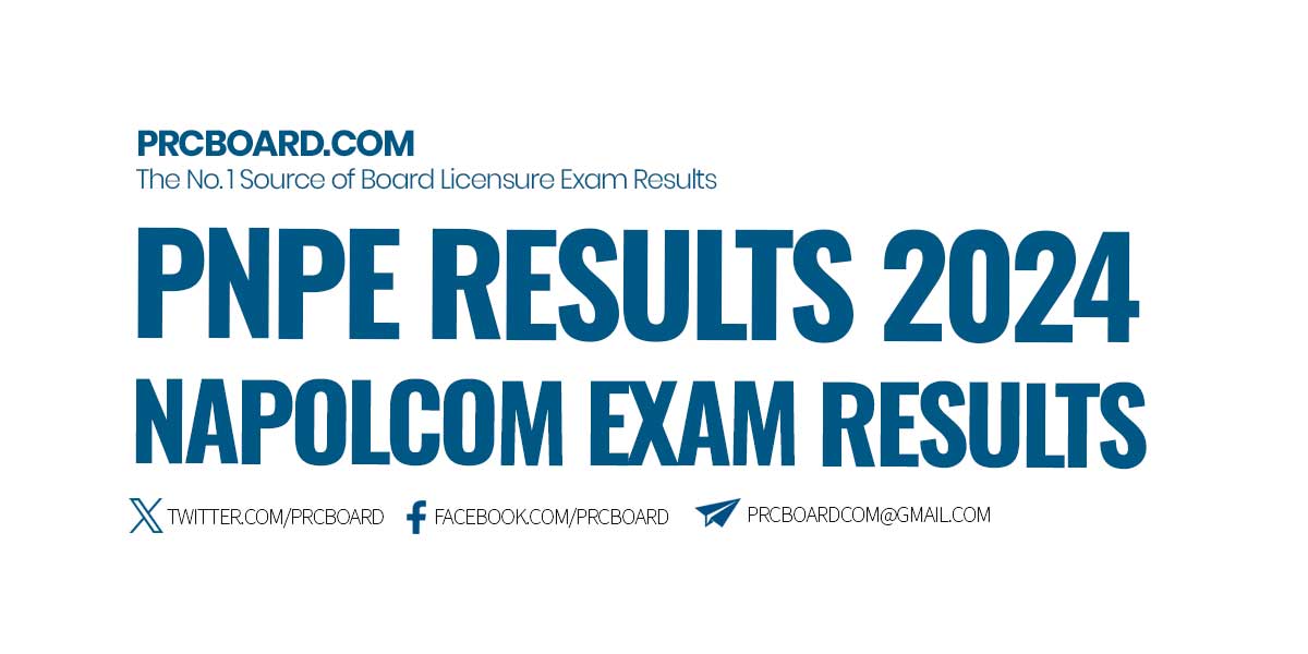 PNPE RESULTS: November 2024 NAPOLCOM PNP Entrance Exam List of Passers