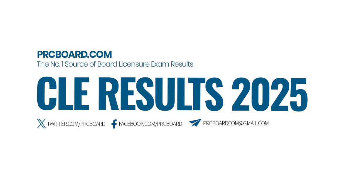 CLE RESULTS February 2025 Criminology Licensure Exam List of Passers