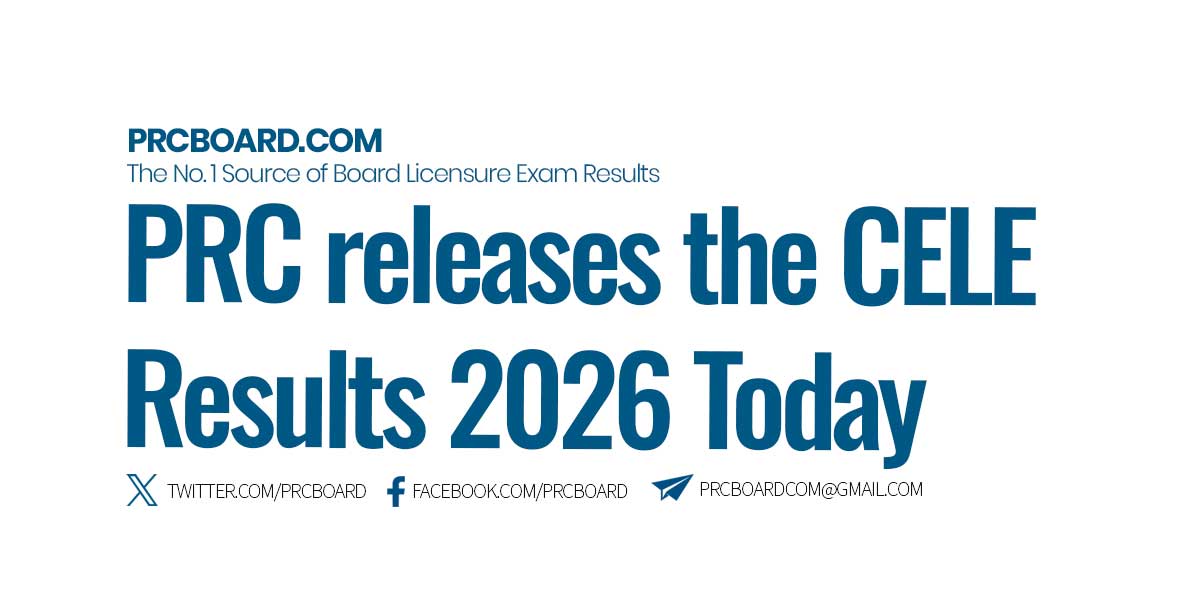 CONFIRMED: PRC will release the CELE Civil Engineering March 2026 ...
